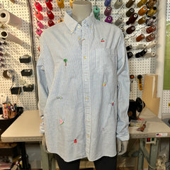 L - Blue Beach Cover Up L - Blue Beach Cover Up
