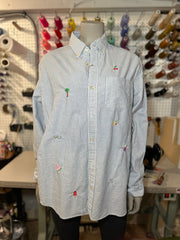 L - Blue Beach Cover Up L - Blue Beach Cover Up