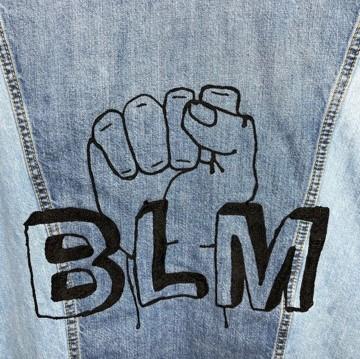 Denim Jacket - BLM Denim Jacket - 4 DOTS