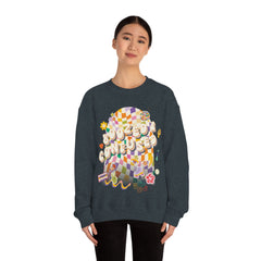 Sweatshirt - Boozed & Confused Bachelorette Crewneck - 4 DOTS Sweatshirt - Boozed & Confused Bachelorette Crewneck - 4 DOTS