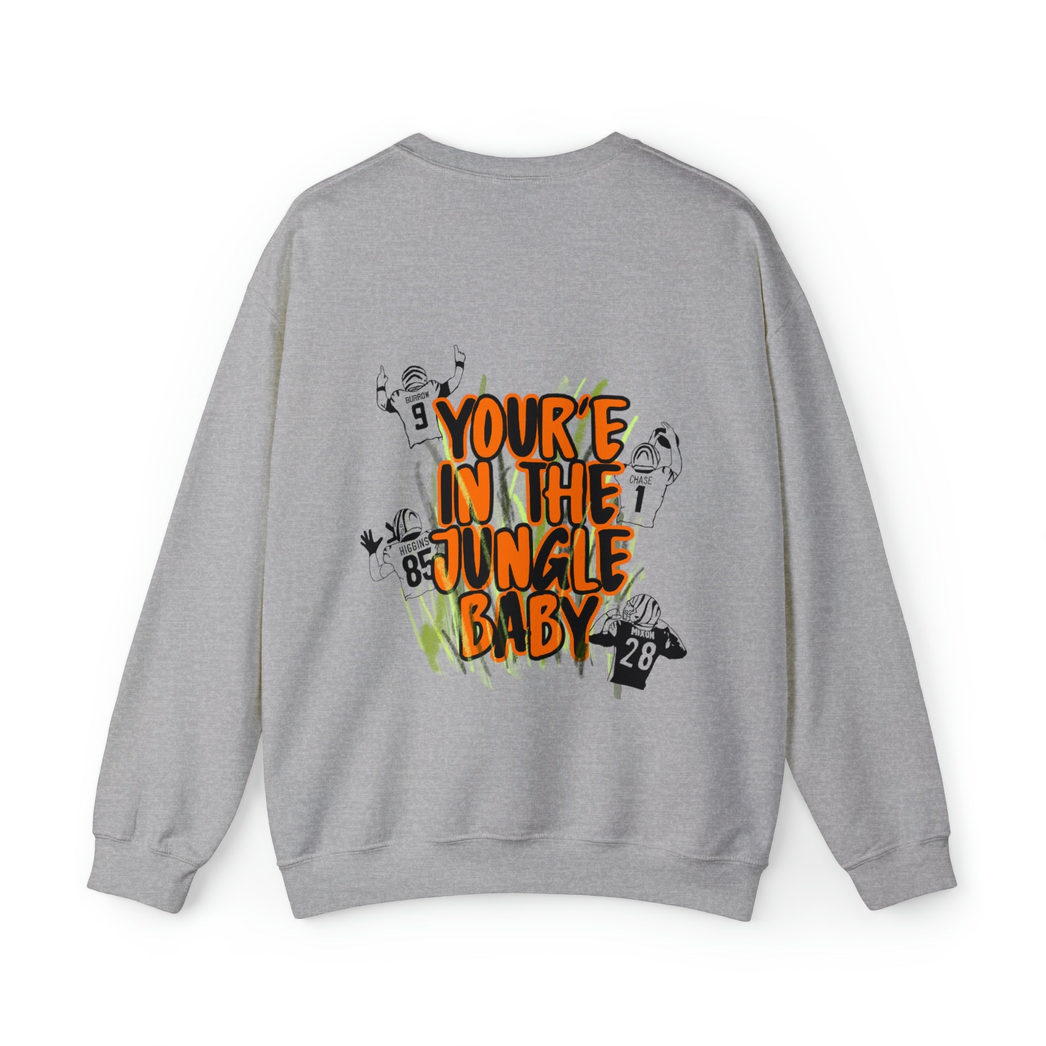 Sweatshirt - Cincinnati Bengals You're in the Jungle Crewneck - 4 DOTS