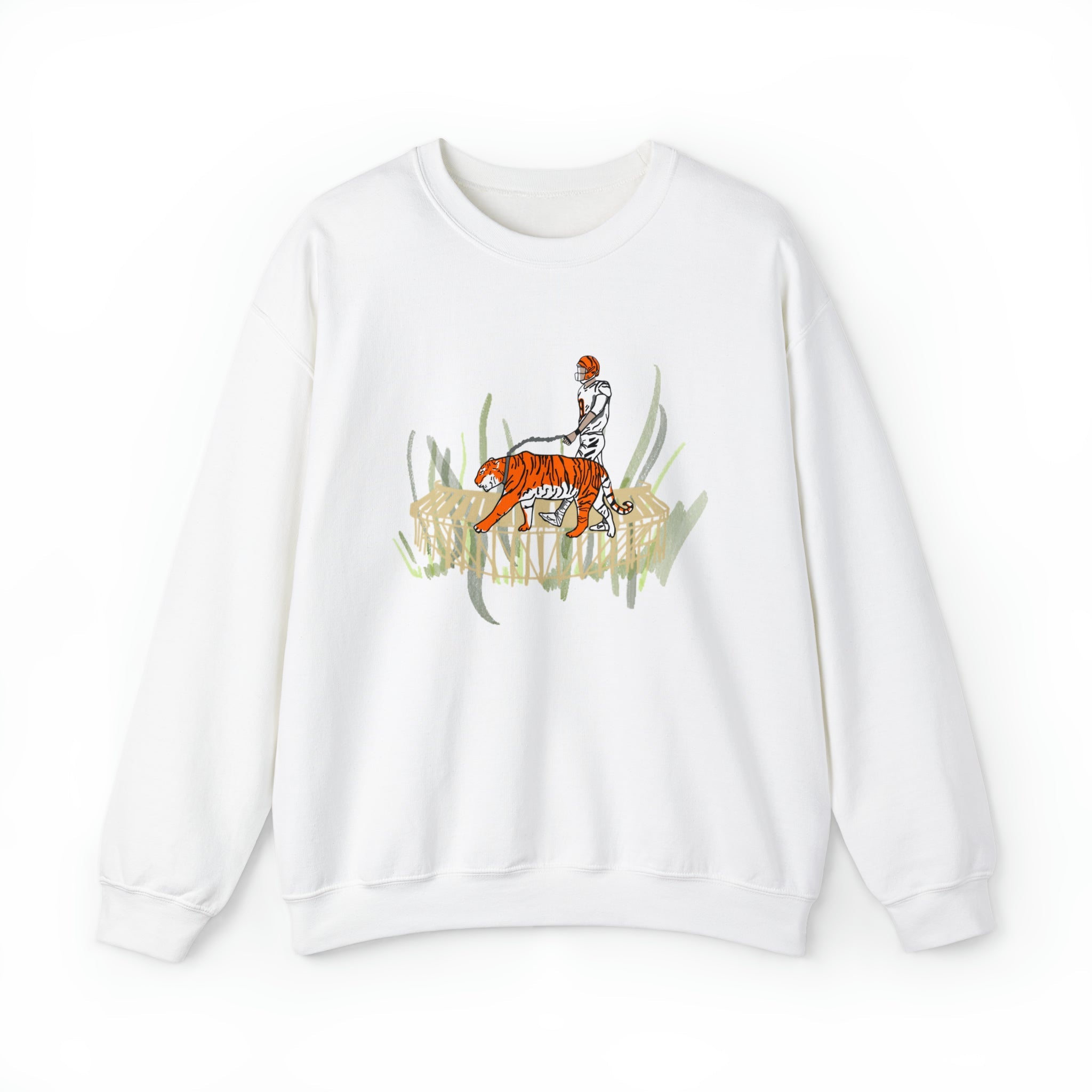 Sweatshirt - Cincinnati Bengals You're in the Jungle Crewneck - 4 DOTS