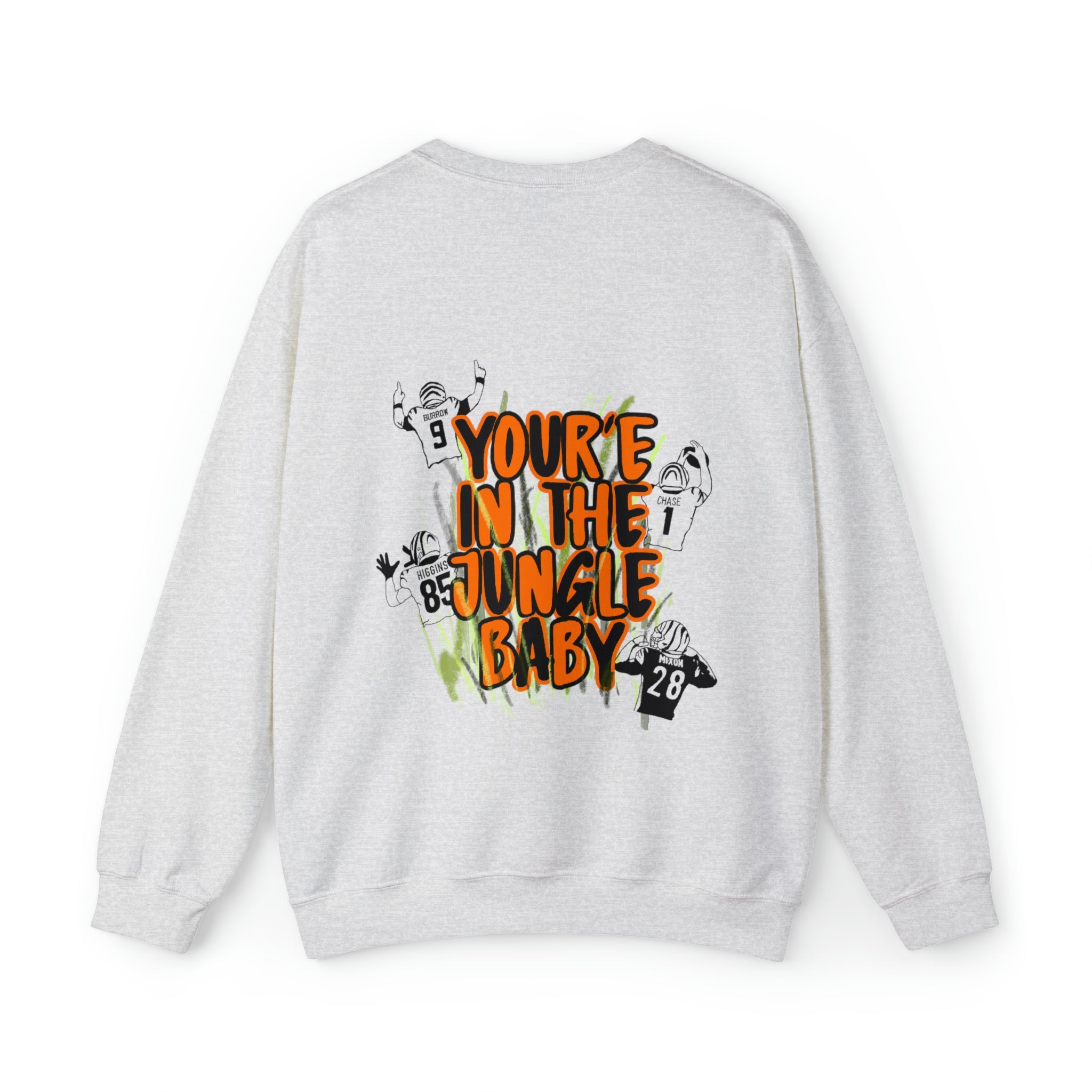 Sweatshirt - Cincinnati Bengals You're in the Jungle Crewneck - 4 DOTS