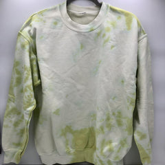 Crewneck Sweatshirt - Granny Smith Tie-Dye Crewneck - MD - 4 DOTS Crewneck Sweatshirt - Granny Smith Tie-Dye Crewneck - MD - 4 DOTS