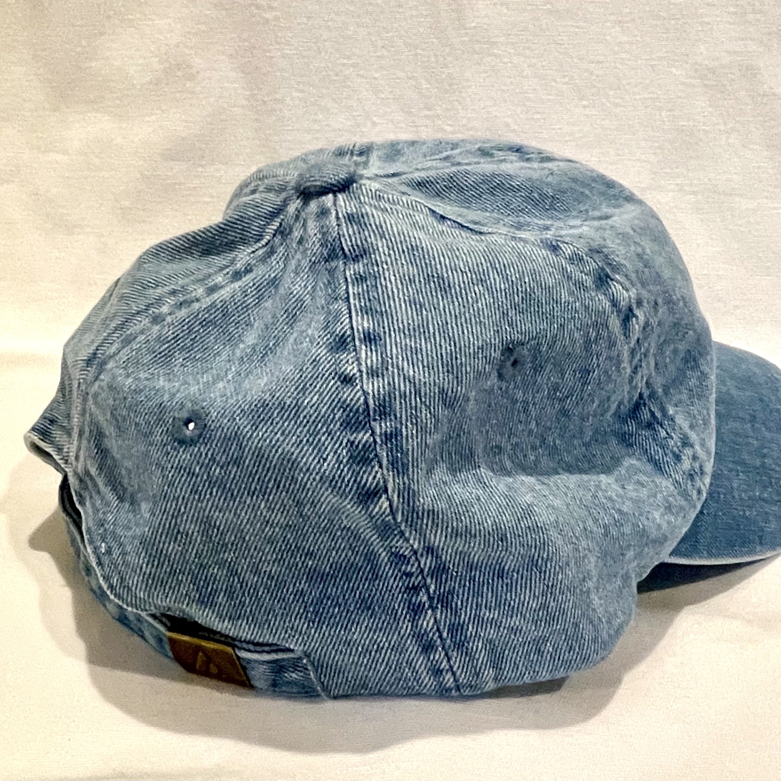 Baseball Cap - Green Smiley Denim Baseball Cap - 4 DOTS Baseball Cap - Green Smiley Denim Baseball Cap - 4 DOTS