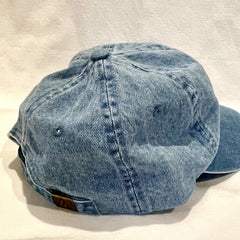 Baseball Cap - Green Smiley Denim Baseball Cap - 4 DOTS Baseball Cap - Green Smiley Denim Baseball Cap - 4 DOTS