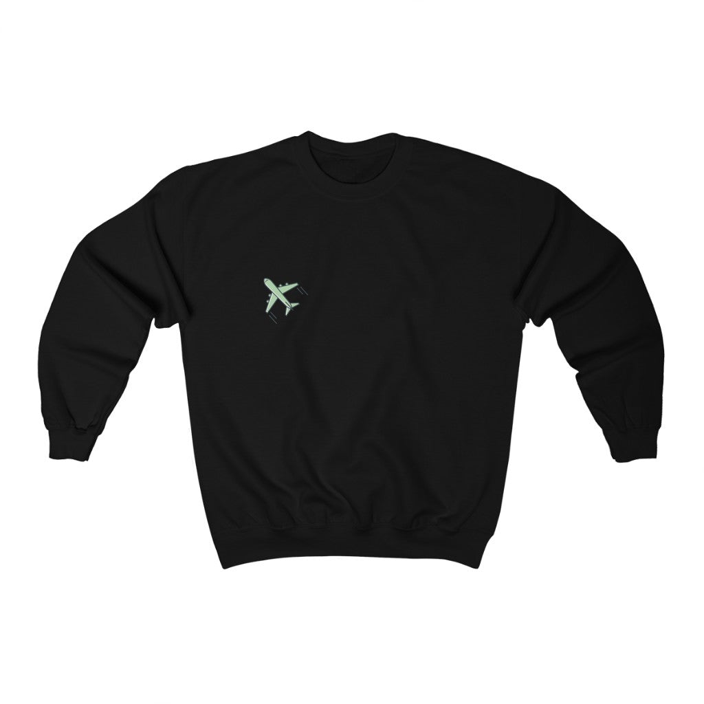 Sweatshirt - Let's Take A Trip Soon Crewneck (Front & Back) - 4 DOTS Sweatshirt - Let's Take A Trip Soon Crewneck (Front & Back) - 4 DOTS