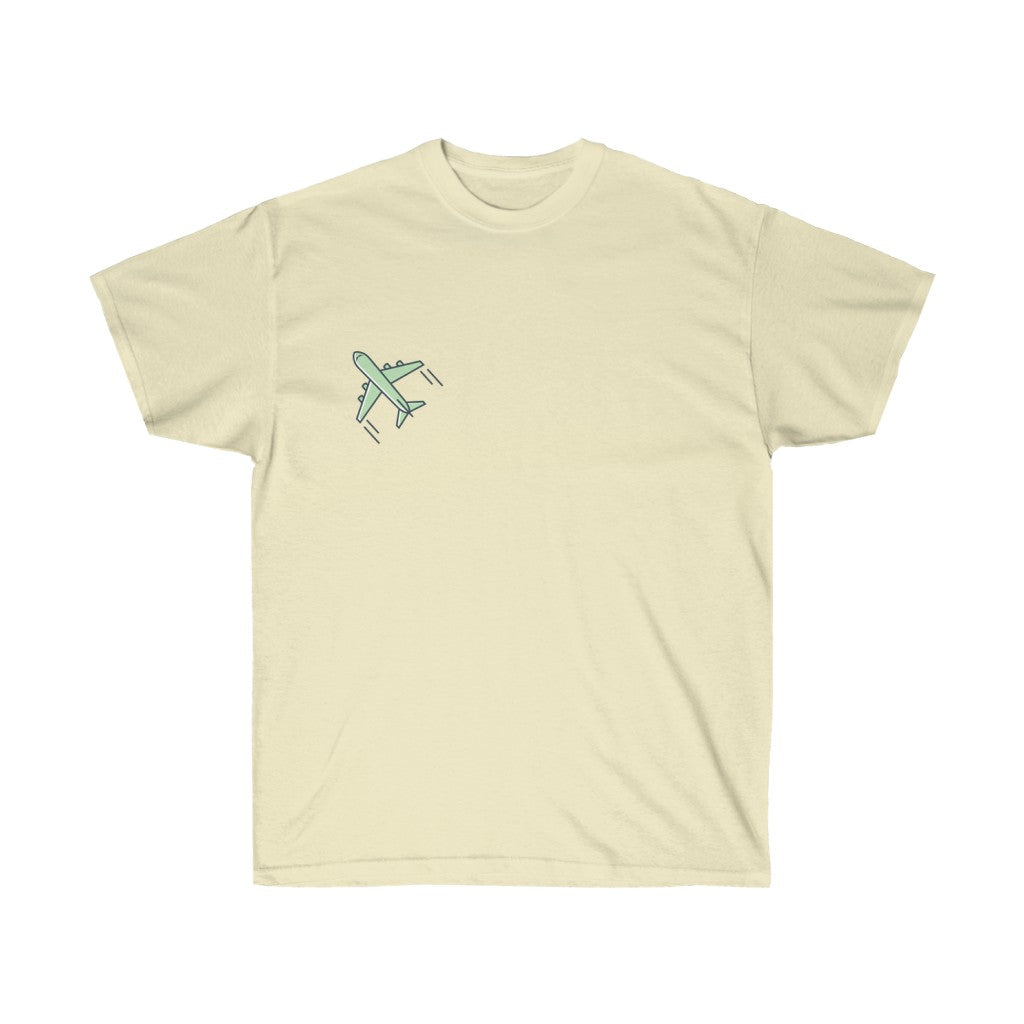 T-Shirt - Let's Take A Trip Soon Graphic Tee (Front & Back) - 4 DOTS T-Shirt - Let's Take A Trip Soon Graphic Tee (Front & Back) - 4 DOTS