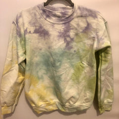 Crewneck Sweatshirt - Plenty of Pastels Tie-Dye Crewneck - SM - 4 DOTS