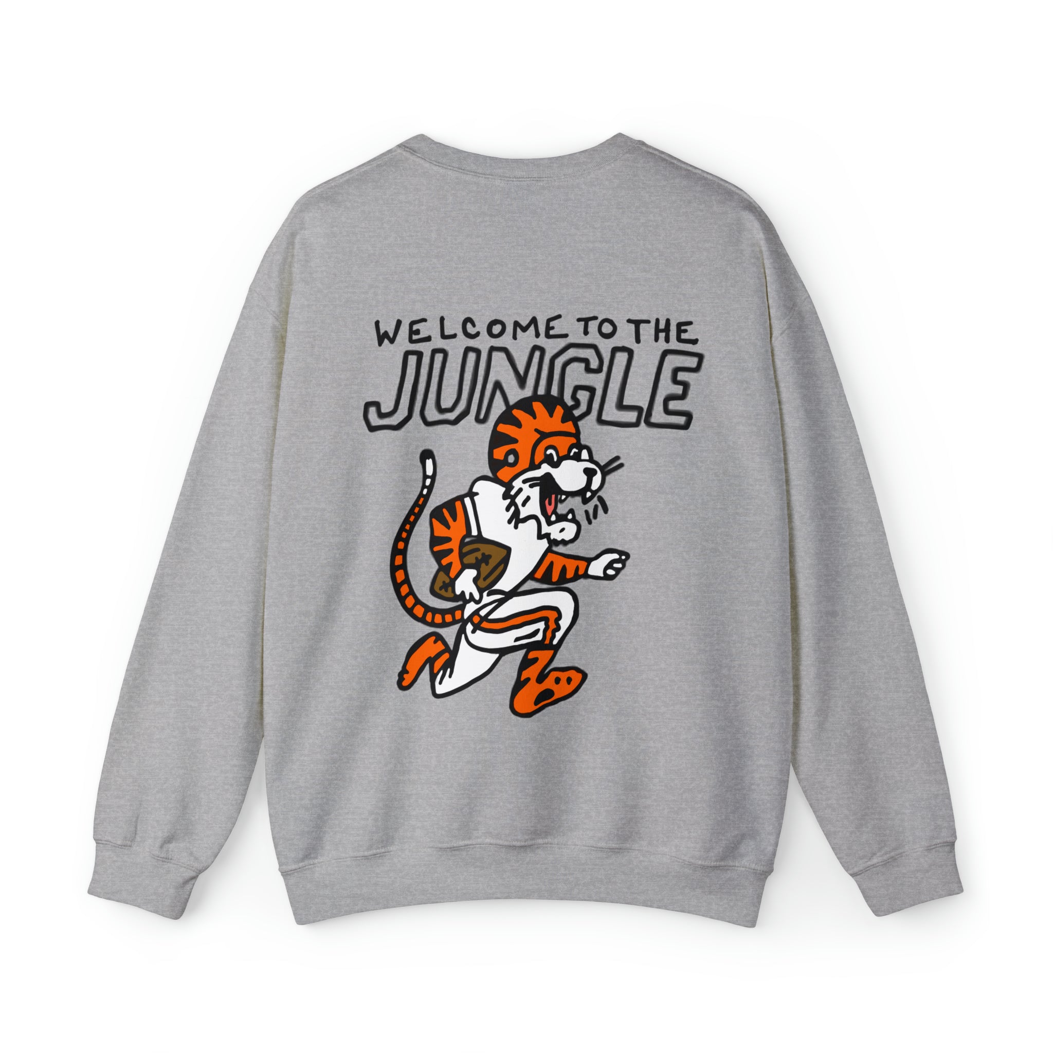 Sweatshirt - Welcome to the Jungle Bengals Crewneck - 4 DOTS Sweatshirt - Welcome to the Jungle Bengals Crewneck - 4 DOTS