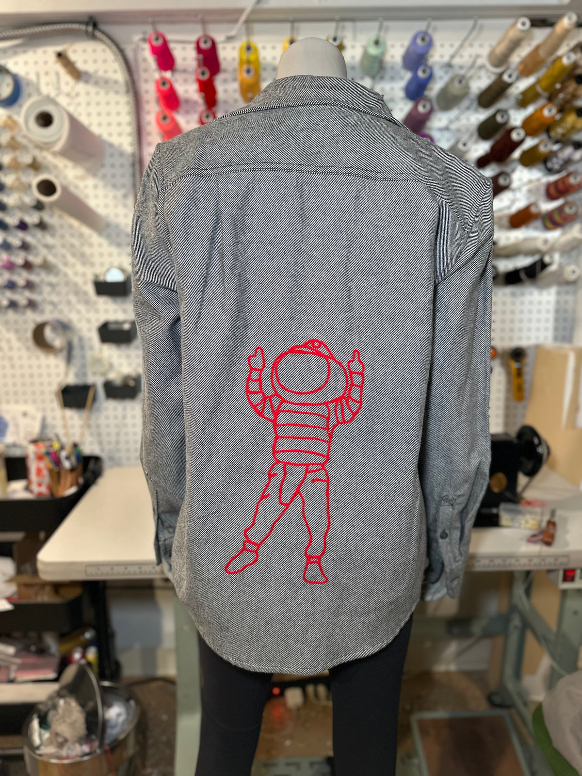 4XL - Grey Brutus Flannel