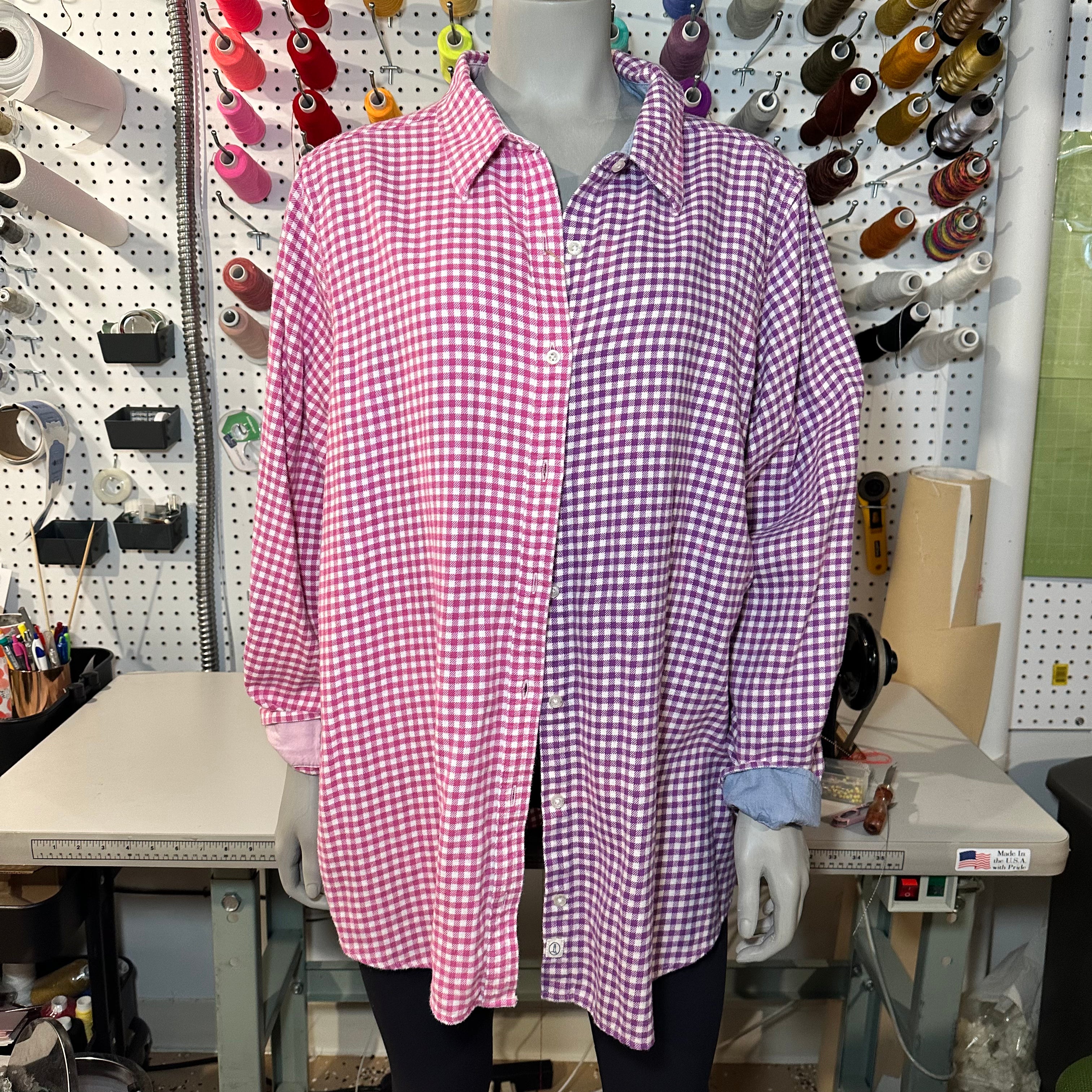 L/XL - Purple Split Dye Flannel