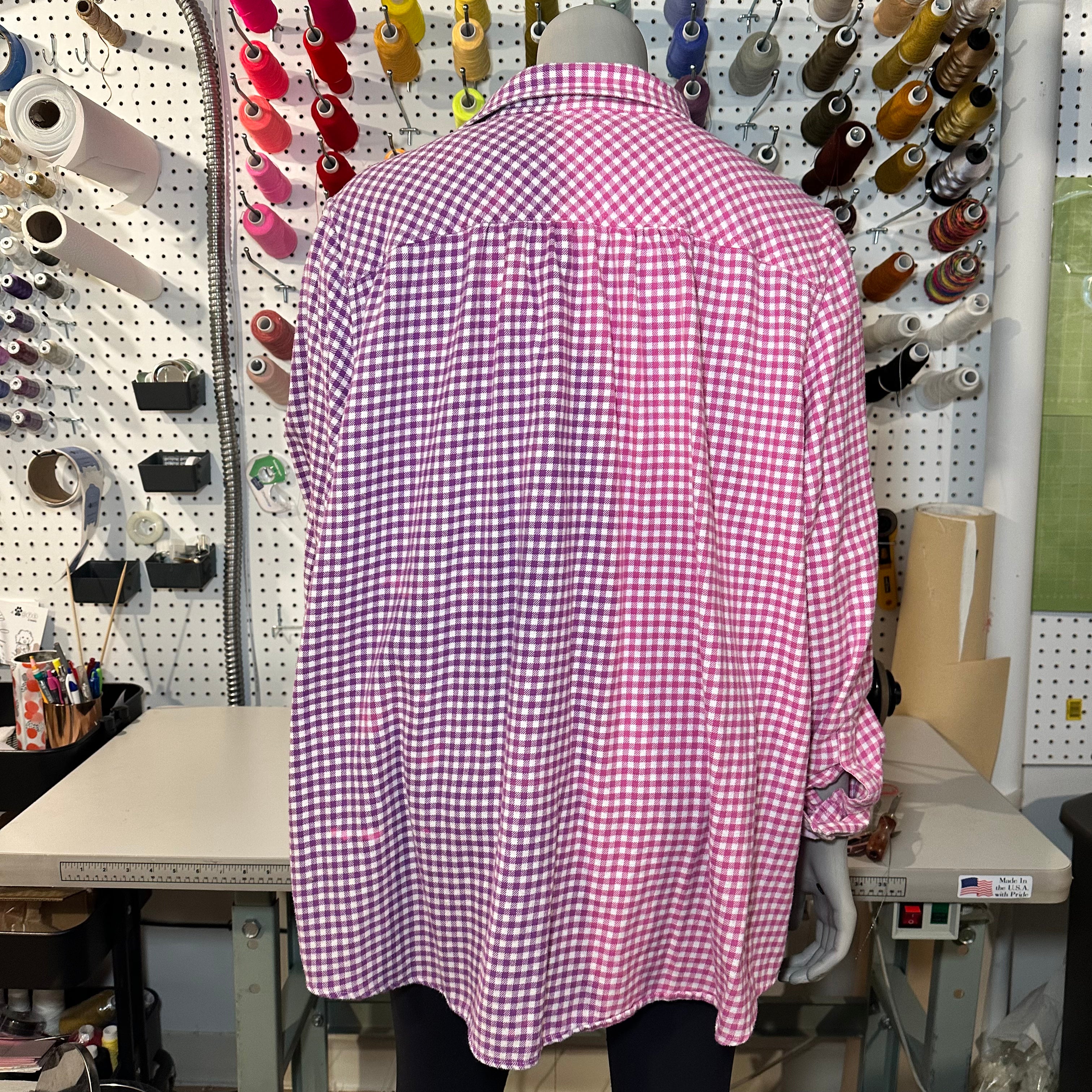 L/XL - Purple Split Dye Flannel