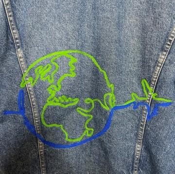 Denim Jacket - Around The World Denim Jacket - 4 DOTS