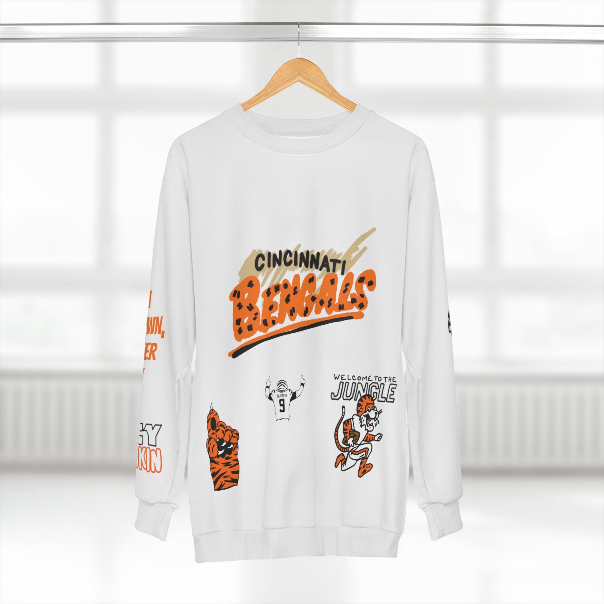 All Over Prints - Cincinnati Bengals Unisex Sweatshirt - 4 DOTS