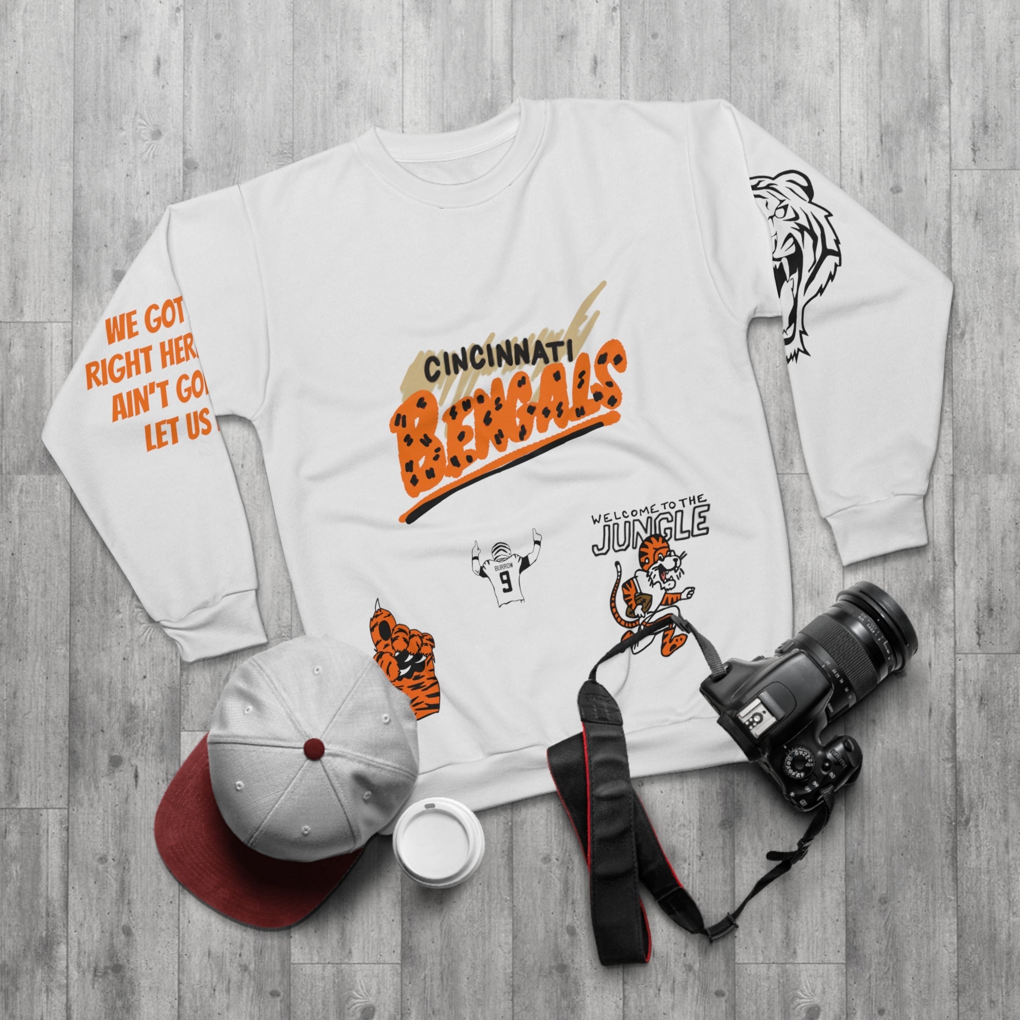 All Over Prints - Cincinnati Bengals Unisex Sweatshirt - 4 DOTS