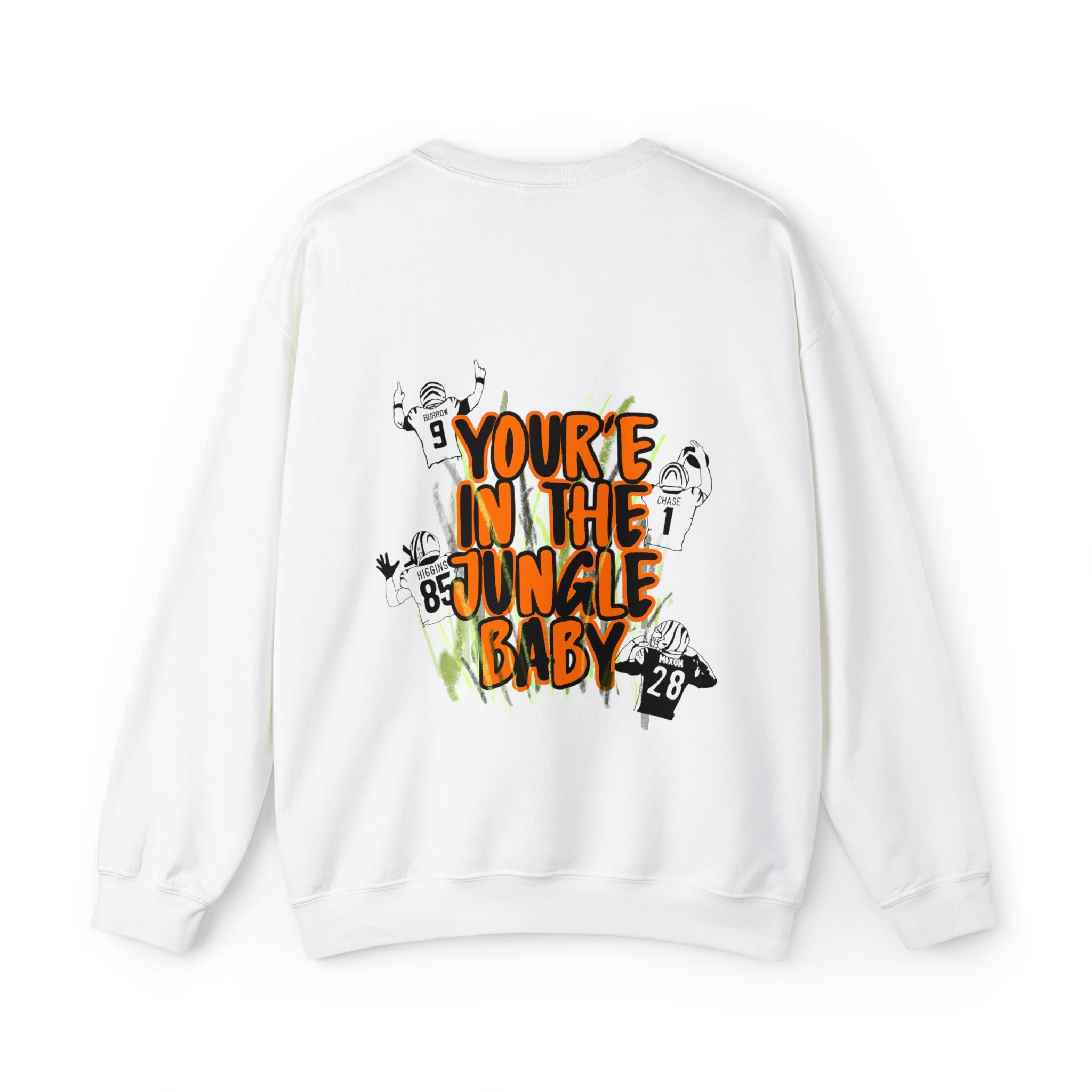 Sweatshirt - Cincinnati Bengals You're in the Jungle Crewneck - 4 DOTS