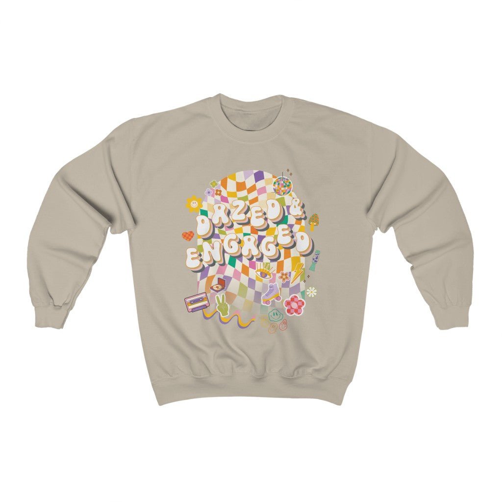 Sweatshirt - Dazed & Engaged Bachelorette Crewneck - 4 DOTS