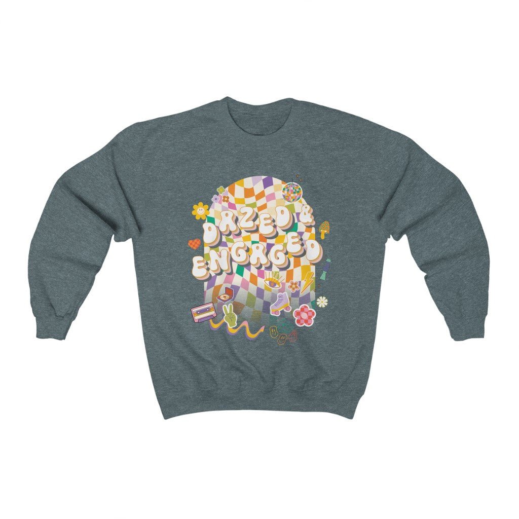 Sweatshirt - Dazed & Engaged Bachelorette Crewneck - 4 DOTS