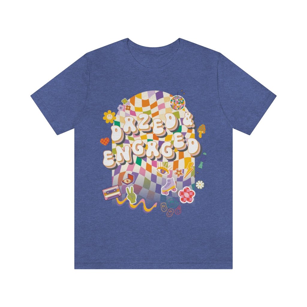 T-Shirt - Dazed & Engaged Bachelorette Graphic Tee - 4 DOTS
