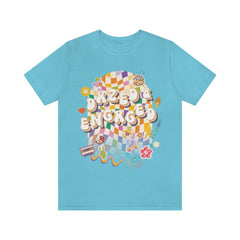 T-Shirt - Dazed & Engaged Bachelorette Graphic Tee - 4 DOTS