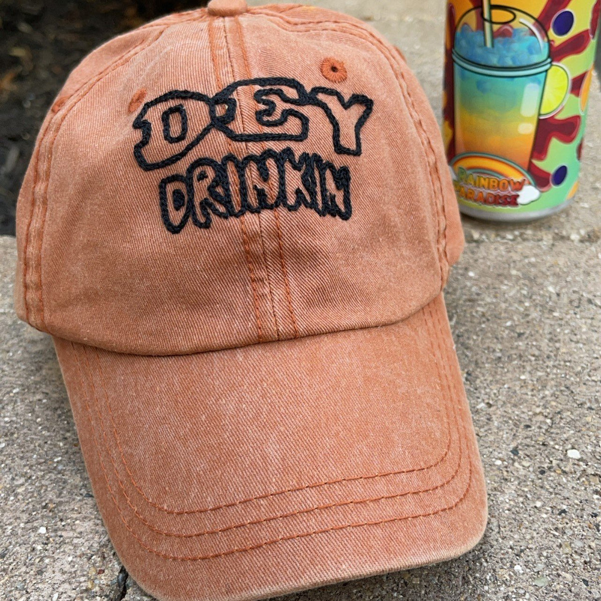 Baseball Cap - Dey Drinkin Hat - 4 DOTS