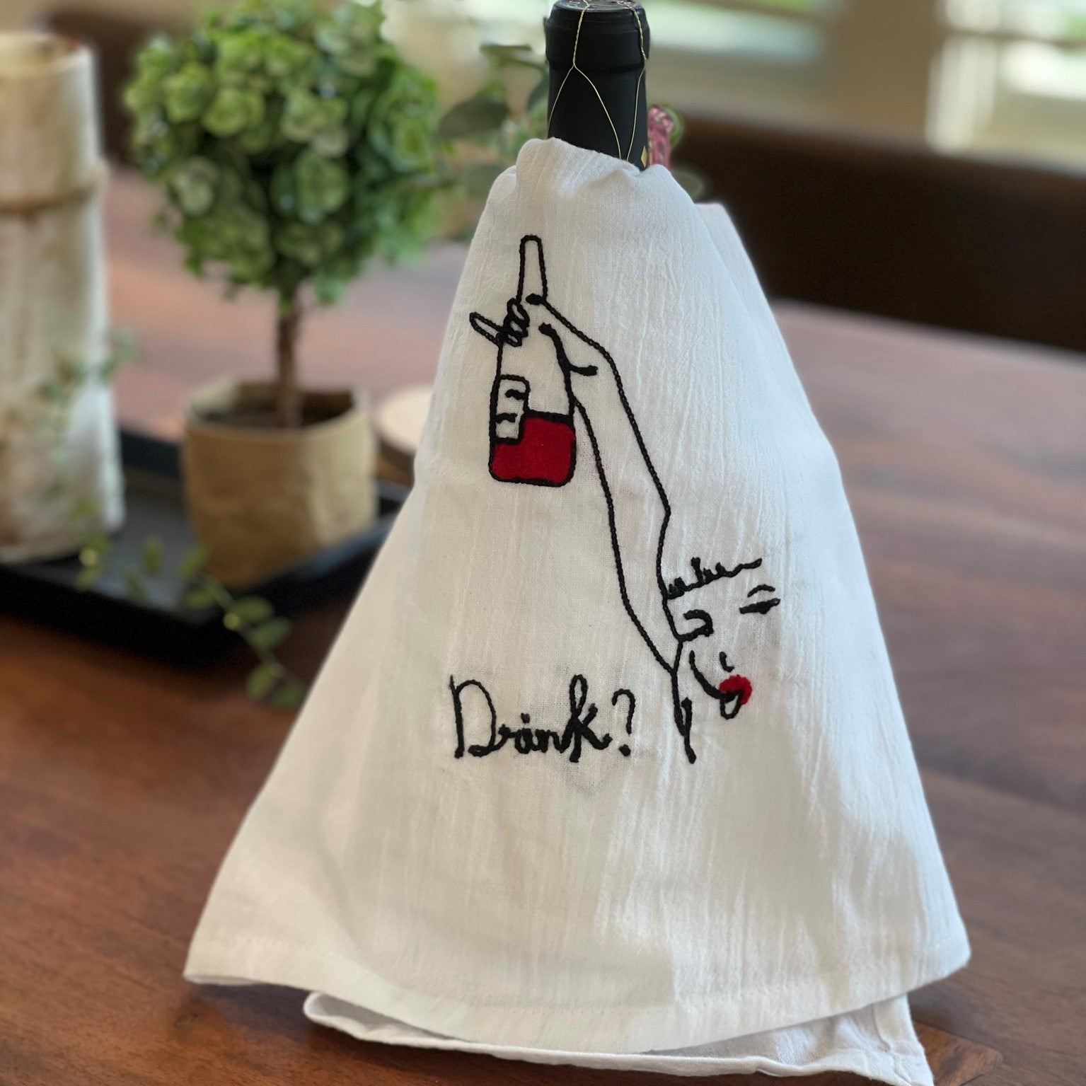 Tea Towel - Drink Tea Towel - 4 DOTS