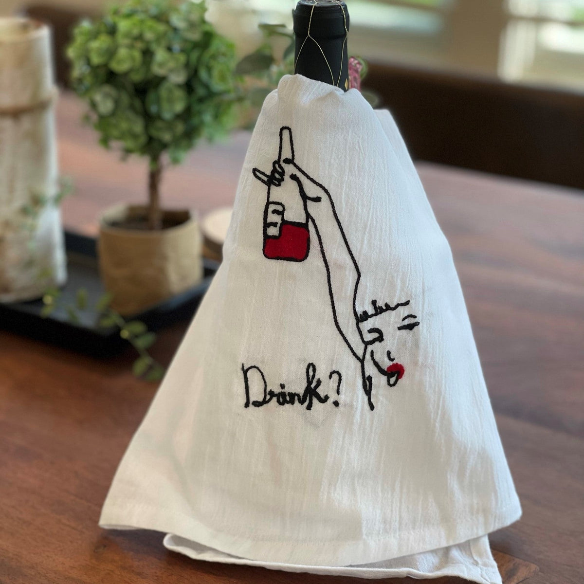 Tea Towel - Drink Tea Towel - 4 DOTS