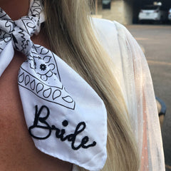 Bandana - Embroidery - Small Text - 4 DOTS