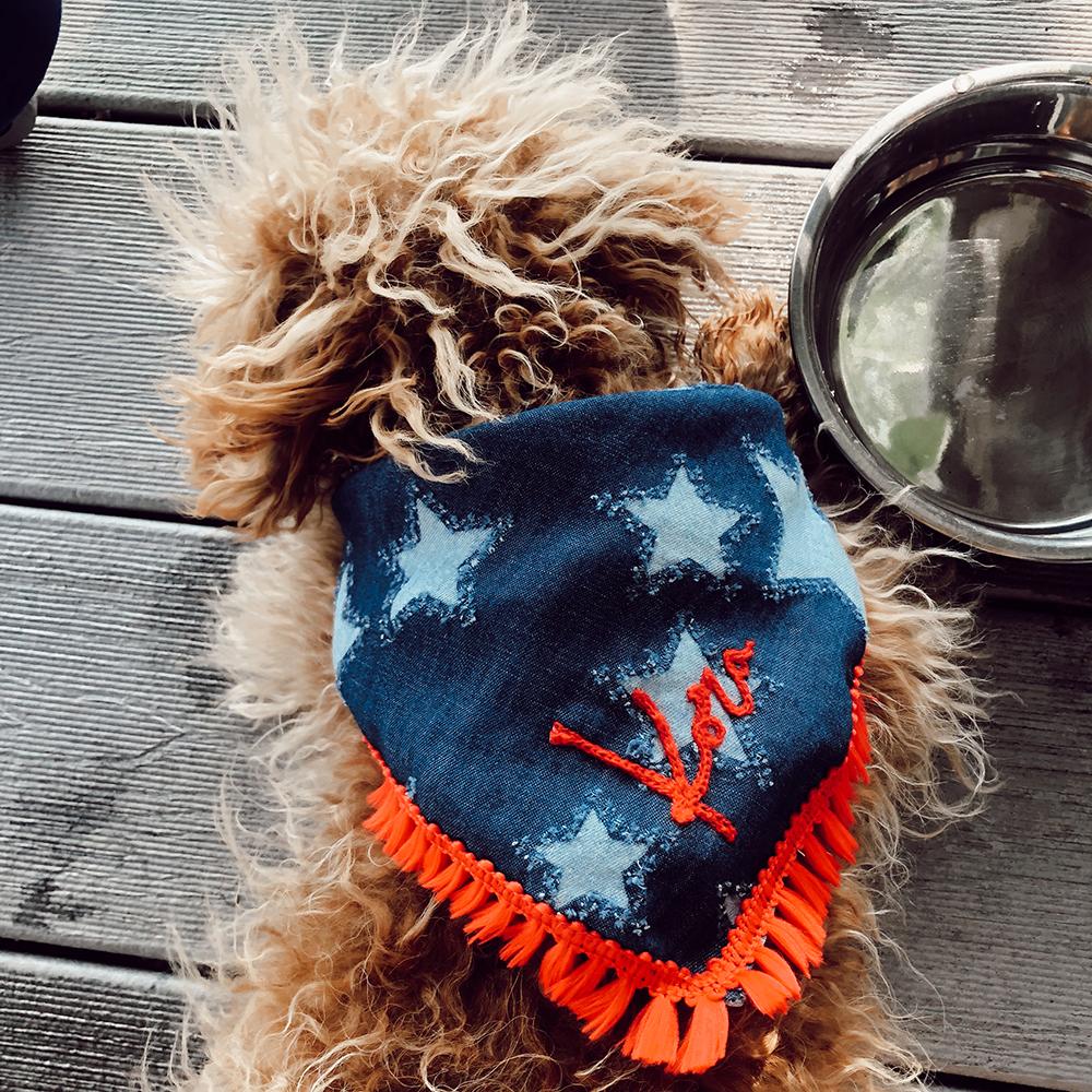 Bandana - Embroidery - Small Text - 4 DOTS