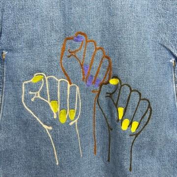 Denim Jacket - Equality Denim Jacket - 4 DOTS