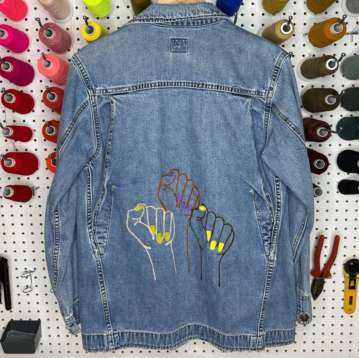 Denim Jacket - Equality Denim Jacket - 4 DOTS