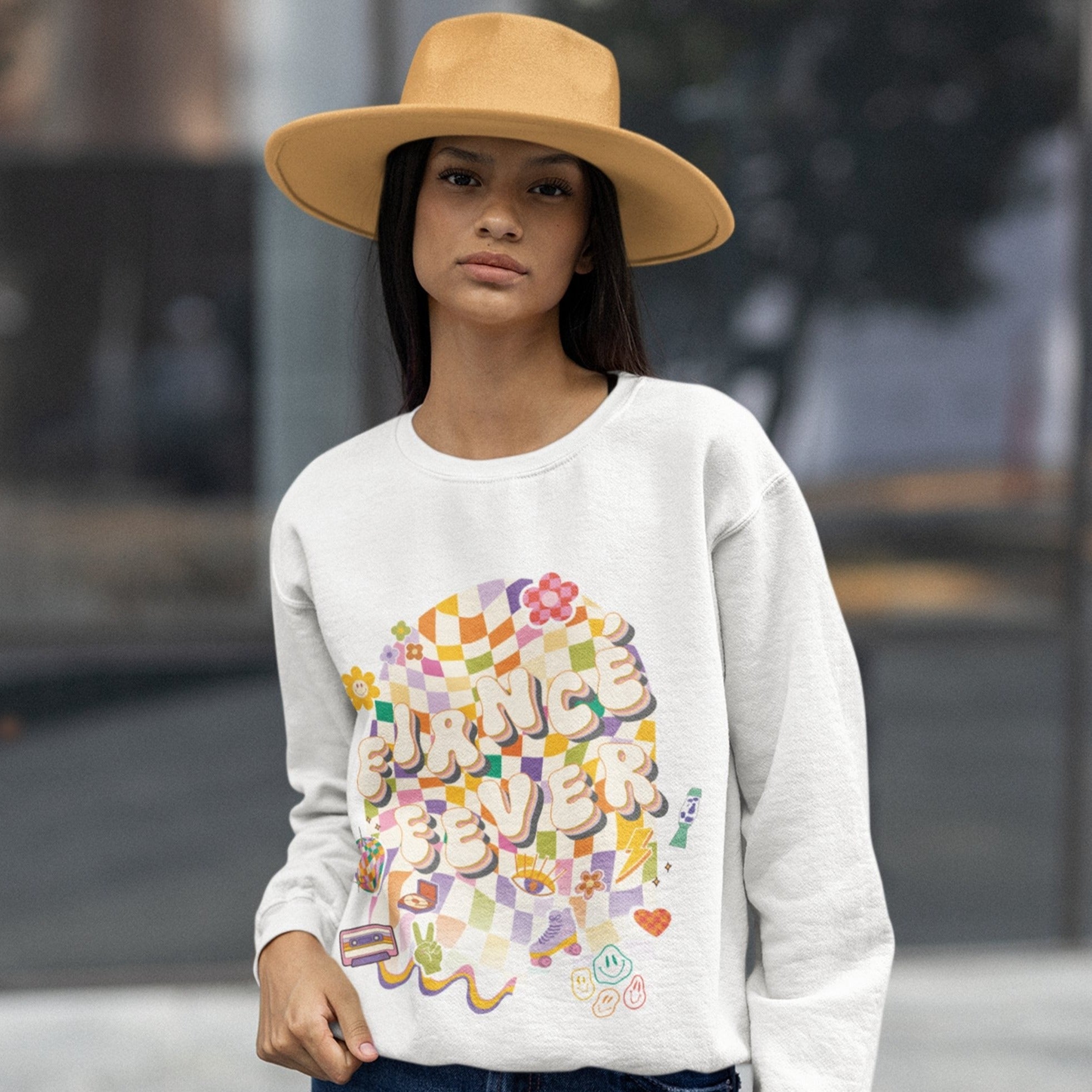 Sweatshirt - Fiance Fever Bachelorette Crewneck - 4 DOTS