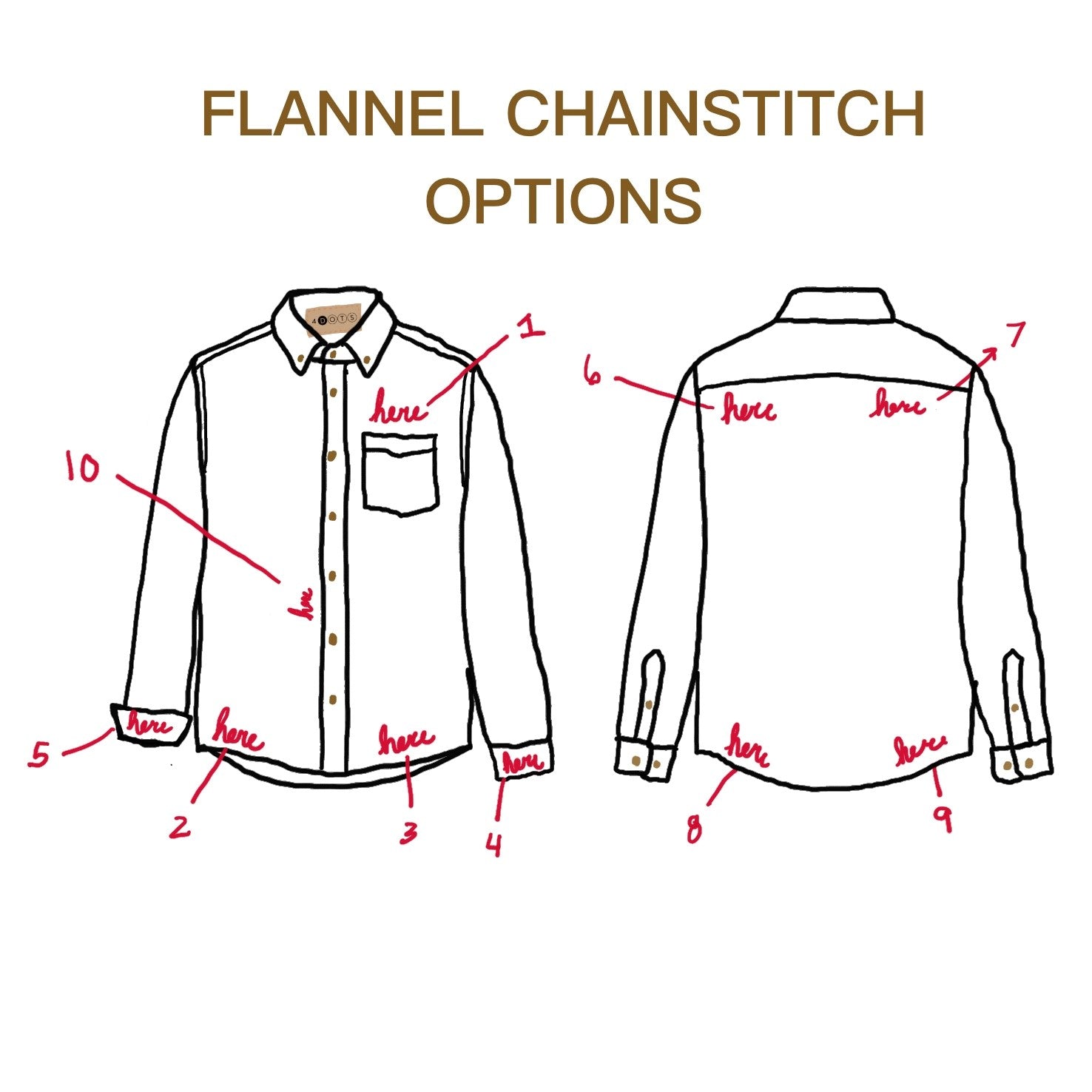 Flannel - L - Blue/Red/Green Flannel - 4 DOTS