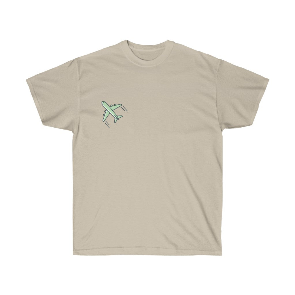 T-Shirt - Let's Take A Trip Soon Graphic Tee (Front & Back) - 4 DOTS