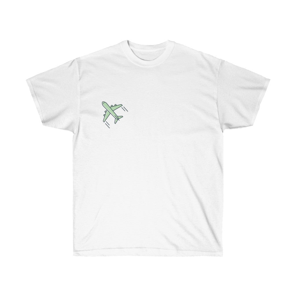 T-Shirt - Let's Take A Trip Soon Graphic Tee (Front & Back) - 4 DOTS
