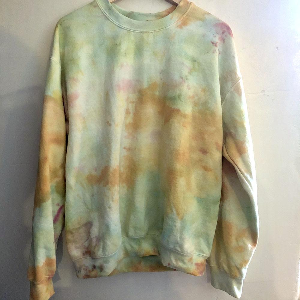 Crewneck Sweatshirt - One In A Melon Tie-Dye Crewneck - MD - 4 DOTS
