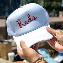 Hats - Reds Trucker Hat - 4 DOTS