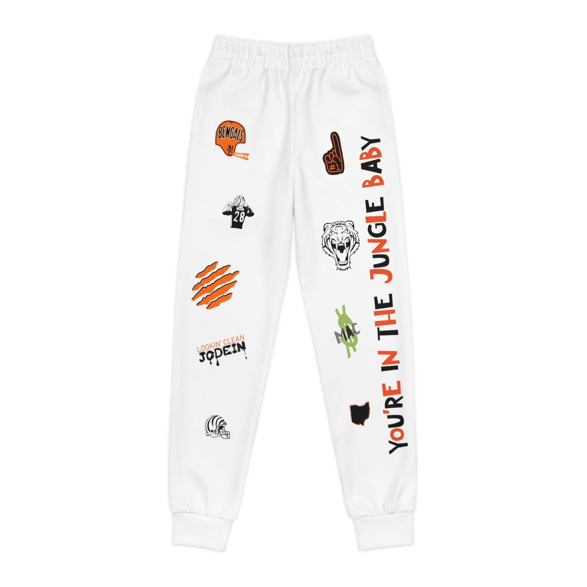 All Over Prints - Youth Unisex Cincinnati Bengals Sweatpants - 4 DOTS