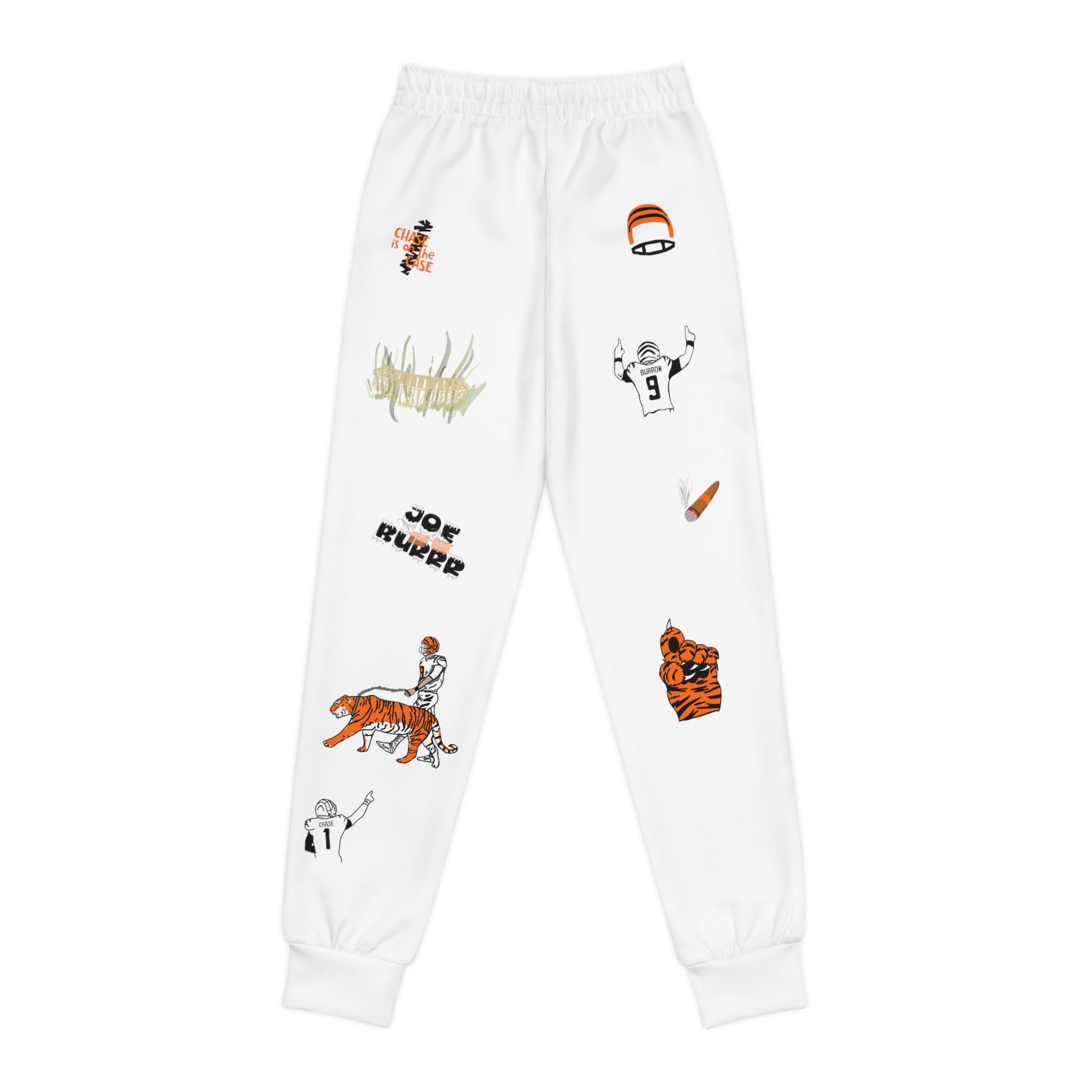 All Over Prints - Youth Unisex Cincinnati Bengals Sweatpants - 4 DOTS